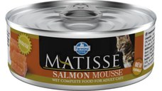 MATISSE, Somon, conservă hrană umedă pisici, (pate), 85g