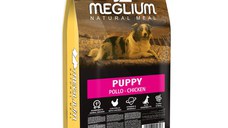 MEGLIUM Puppy, S-XL, Pui, hrană uscată câini junior, 14kg