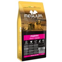 MEGLIUM Puppy, S-XL, Pui, hrană uscată câini junior, 14kg - 1