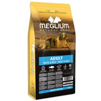 MEGLIUM Sensible, S-XL, Pește și Orez, hrană uscată câini, sistem digestiv, 14kg - 2