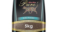 MIAU MIAU Pure Talc, asternut igienic pentru pisici, granule aglomerante din bentonita, fara praf, 5 kg