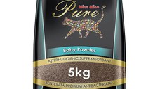 MIAU MIAU Pure, Talc, așternut igienic pisici, granule, bentonită, aglomerant, fără praf, 5kg