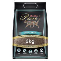 MIAU MIAU Pure, Talc, așternut igienic pisici, granule, bentonită, aglomerant, fără praf, 5kg - 1