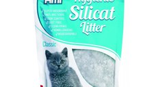 MON PETIT AMI Classic, neparfumat, așternut igienic pisici, granule, silicat, neaglomerant, neutralizare mirosuri, 3.8l