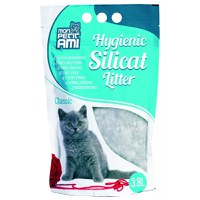 MON PETIT AMI Classic, neparfumat, așternut igienic pisici, granule, silicat, neaglomerant, neutralizare mirosuri, 3.8l - 1