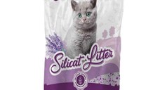 MON PETIT AMI, Lavanda, așternut igienic pisici, granule, silicat, neaglomerant, neutralizare mirosuri, 7.6l