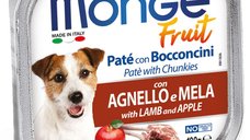 MONGE Fruit Miel si Mere, hrana umeda pentru caini XS-XL, 100g, fara cereale