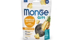 MONGE Gift Super M Mobility Support, XS-XL, Miel și Ananas, punguță recompense funcționale fără cereale câini, sistem articular, 150g