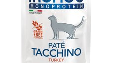 MONGE Monoprotein Curcan pentru Pisici, Hrana Umeda Fara Cereale, 85g