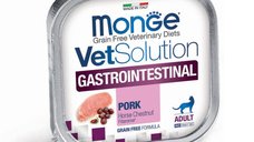 MONGE VETSOLUTION Dietă Veterinară pentru Pisici cu Probleme Gastrointestinale - Pate cu Porc, 100g