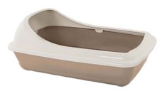 MP BERGAMO Birba Medium - Litiera pentru Pisici cu Rama, Roz, Dimensiuni 46x35x18 cm