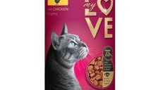 MY LOVE Pui in Sos pentru Pisici, Conserva Umida 415g