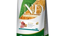 N&D Ancestral Grain Adult Sterilizat, Curcan și Rodie, hrană uscată conținut redus cereale pisici sterilizate, 10kg