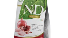 N&D Prime Kitten, Pui și Rodie, hrană uscată fără cereale pisici junior, 1.5kg