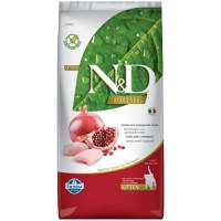 N&D Prime Kitten, Pui și Rodie, hrană uscată fără cereale pisici junior, 10kg - 1