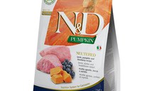 N&D Pumpkin Neutered, Miel și dovleac, hrană uscată fără cereale pisici sterilizate, 1.5kg