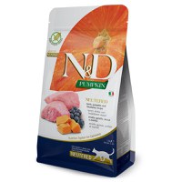 N&D Pumpkin Neutered, Miel și dovleac, hrană uscată fără cereale pisici sterilizate, 1.5kg - 1