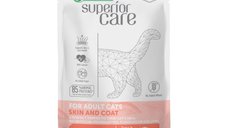 NATURES PROTECTION Superior Care Skin & Coat cu Ton si Creveti, Hrana Umeda pentru Pisici, Topping, 70 g