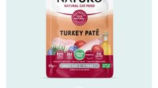 NATURO Curcan Plic Hrană Umedă Fără Cereale pentru Pisici 85g