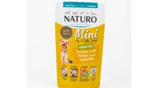 NATURO Mini, XS-S, Pui și Cartofi, plic hrană umedă fără cereale câini, (în suc propriu), 150g