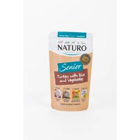 NATURO Senior, XS-XL, Curcan și Orez, plic hrană umedă câini senior, (în suc propriu), 150g - 1