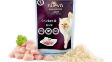 NUEVO Light Pui si Orez - Hrana Umeda pentru Pisici cu Obezitate, 85g