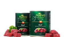 NUEVO XS-XL Vită Conservă Hrană Umedă Fără Cereale pentru Câini 400g