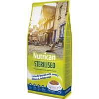 NUTRICAN Sterilised, Pui și Curcan, hrană uscată pisici sterilizate, 10kg - 1