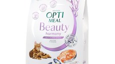 OPTIMEAL Beauty Harmony, Fructe de mare, hrană uscată pisici, efect calmant OPTIMEAL Beauty Harmony Fructe de Mare hrană uscată pisici sistem nervos & calmante 1.5kg