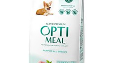 OPTIMEAL Junior, Curcan, hrană uscată câini junior OPTIMEAL Junior, XS-XL, Curcan, hrană uscată câini junior, 1.5kg