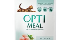 OPTIMEAL Kitten, Pui, hrană umedă pisici junior, (în sos) OPTIMEAL Kitten, Pui, plic hrană umedă pisici junior, (în sos), 85g
