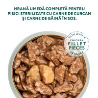 OPTIMEAL Sterilised, Pui și Curcan, hrană umedă pisici sterilizate, (în sos) OPTIMEAL Sterilised, Pui și Curcan, plic hrană umedă pisici sterilizate, (în sos), 85g - 7