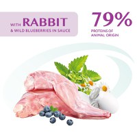 OPTIMEAL, XS-XL, Iepure și afine, plic hrană umedă câini, (în sos), 100g - 5