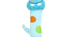 PAWISE Hipopotam, jucărie de pluș câini, S-L, pluș, cu sunet, multicolor, 21 x 8 x 4.5 cm