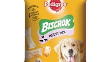 PEDIGREE Biscrok Multi Mix pentru Câini - Biscuiți cu Pui, Vită și Miel, 200g