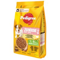 PEDIGREE Junior Mini, XS-S, Pasăre și Legume, hrană uscată câini junior, 1.4kg - 1