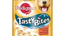 PEDIGREE Tasty Bites cu branza pentru caini, pernite delicioase, 140g