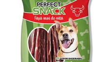 PERFECT SNACK Recompense Moi pentru Caini, Fasii de Vita, XS-XL, 80 g