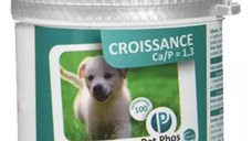 PET PHOS Croissance Ca/P=1.3, XS-S, supliment sistem osos câini junior, flacon, 100 comprimate