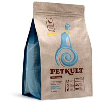 PETKULT Adult Care Weight Control, Pui, hrană uscată pisici, obezitate, 400g - 1