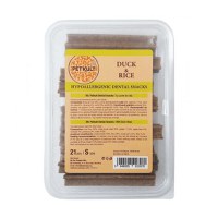 PETKULT Hypoallergenic Dental Snacks, Rată şi Orez, recompensă câini, 21buc - 1