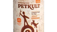 PETKULT Monoprotein Sensitive, Curcan şi Cartof, conservă hrană umedă monoproteică fără cereale câini, 800g