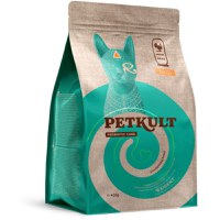 PETKULT Probiotic Care Exigent, Curcan, hrană uscată pisici, apetit capricios, 400g - 1