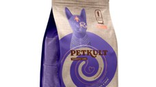 PETKULT Probiotic Care Hair & Skin, Somon și Păstrăv, hrană uscată fără cereale pisici, piele & blană, sistem digestiv, 400g