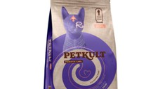 PETKULT Probiotic Care Hair & Skin, Somon și Păstrăv, hrană uscată fără cereale pisici, piele & blană, sistem digestiv, 7kg