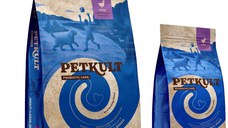 PETKULT Probiotics Adult Large Breed, L-XL, Rață și orez brun, hrană uscată câini, sistem digestiv & probiotice, 8kg