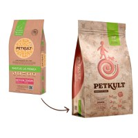 PETKULT Sensitive Care Junior Medium Breed, M, Miel și orez brun, hrană uscată câini junior, alergii, 3kg - 1