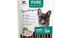 PET'S DESSERT Pure Doggie Delight Hypoallergenic, XS-XL, Iepure, punguță recompense monoproteice fără cereale câini, alergii, 80g