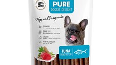 PET'S DESSERT Pure Doggie Delight Hypoallergenic, XS-XL, Ton, punguță recompense monoproteice fără cereale câini, alergii, 80g