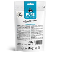 PET'S DESSERT Pure Doggie Delight Hypoallergenic, XS-XL, Ton, punguță recompense monoproteice fără cereale câini, alergii, 80g - 3